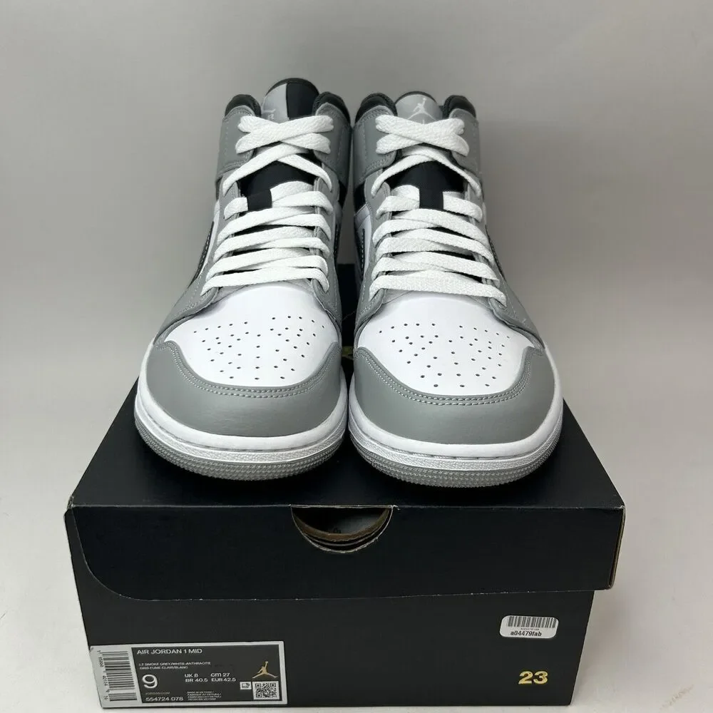 Nike Air Jordan 1 Mid “Light Smoke Grey/Anthracite” 2023 - Picture 2 of 5